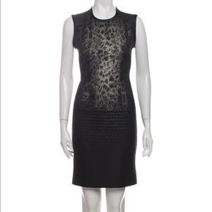 Aquilano Rimondi black sheath dress sz 0 36